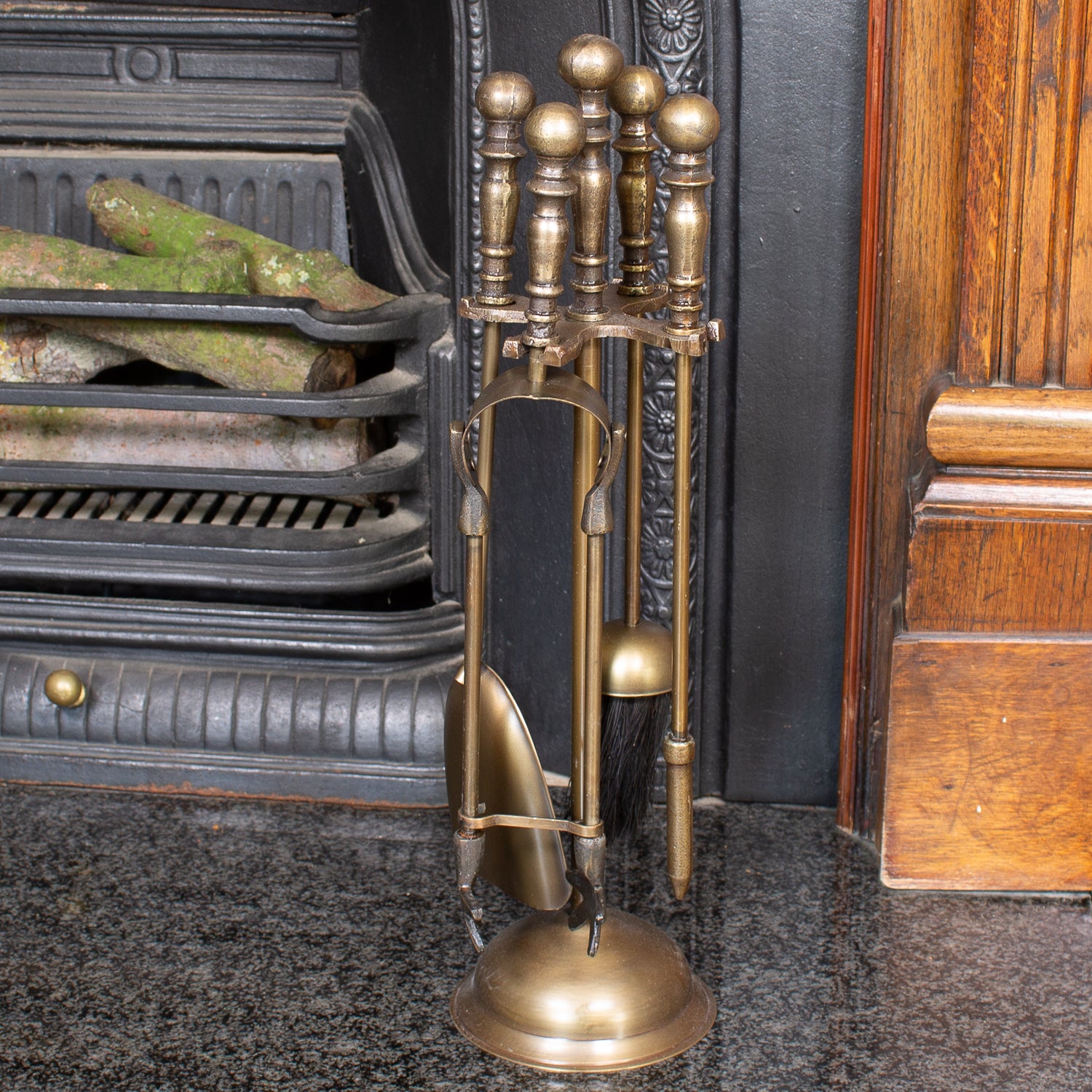 Companion Set Antique Brass