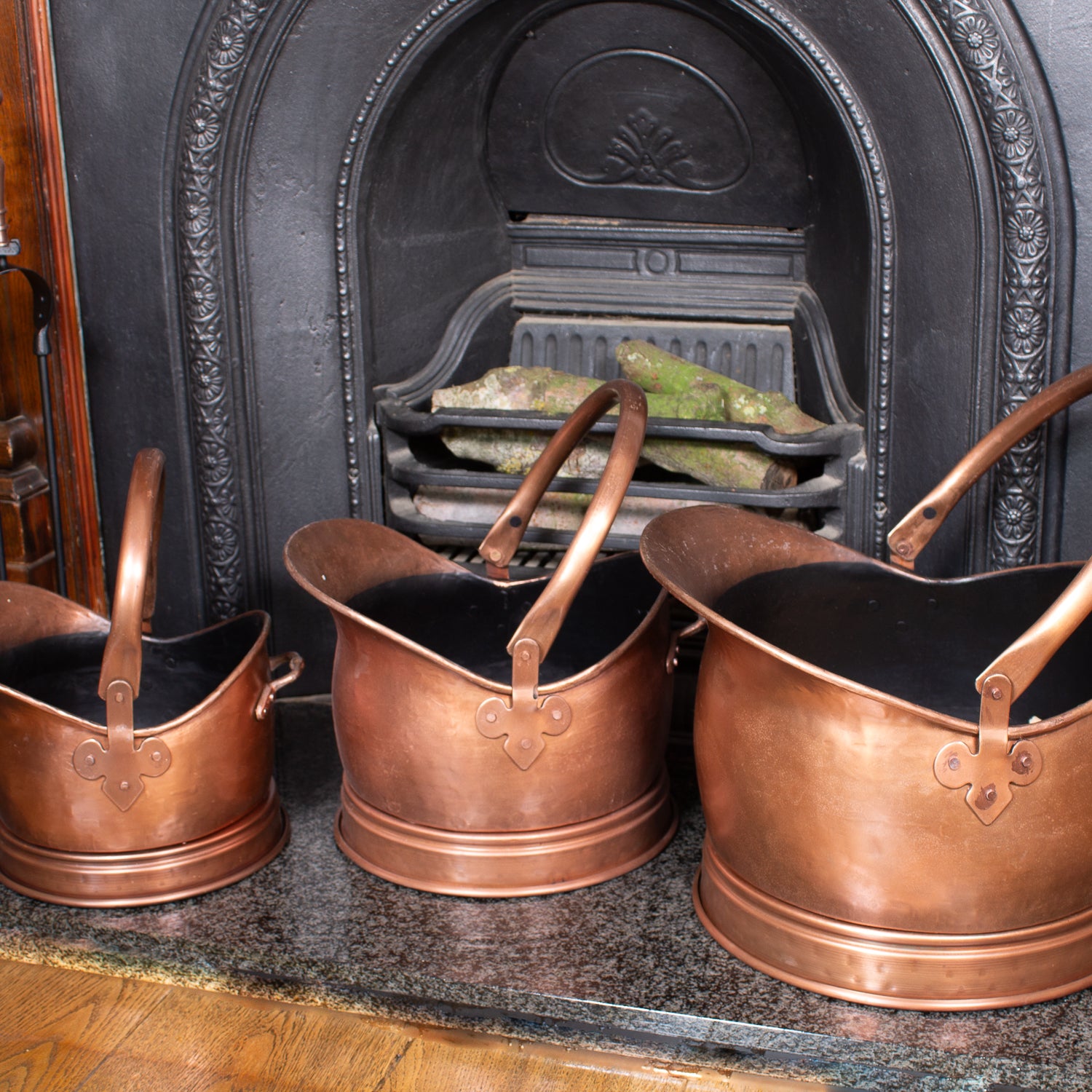 Coal Scuttle, Antique Copper Finsih