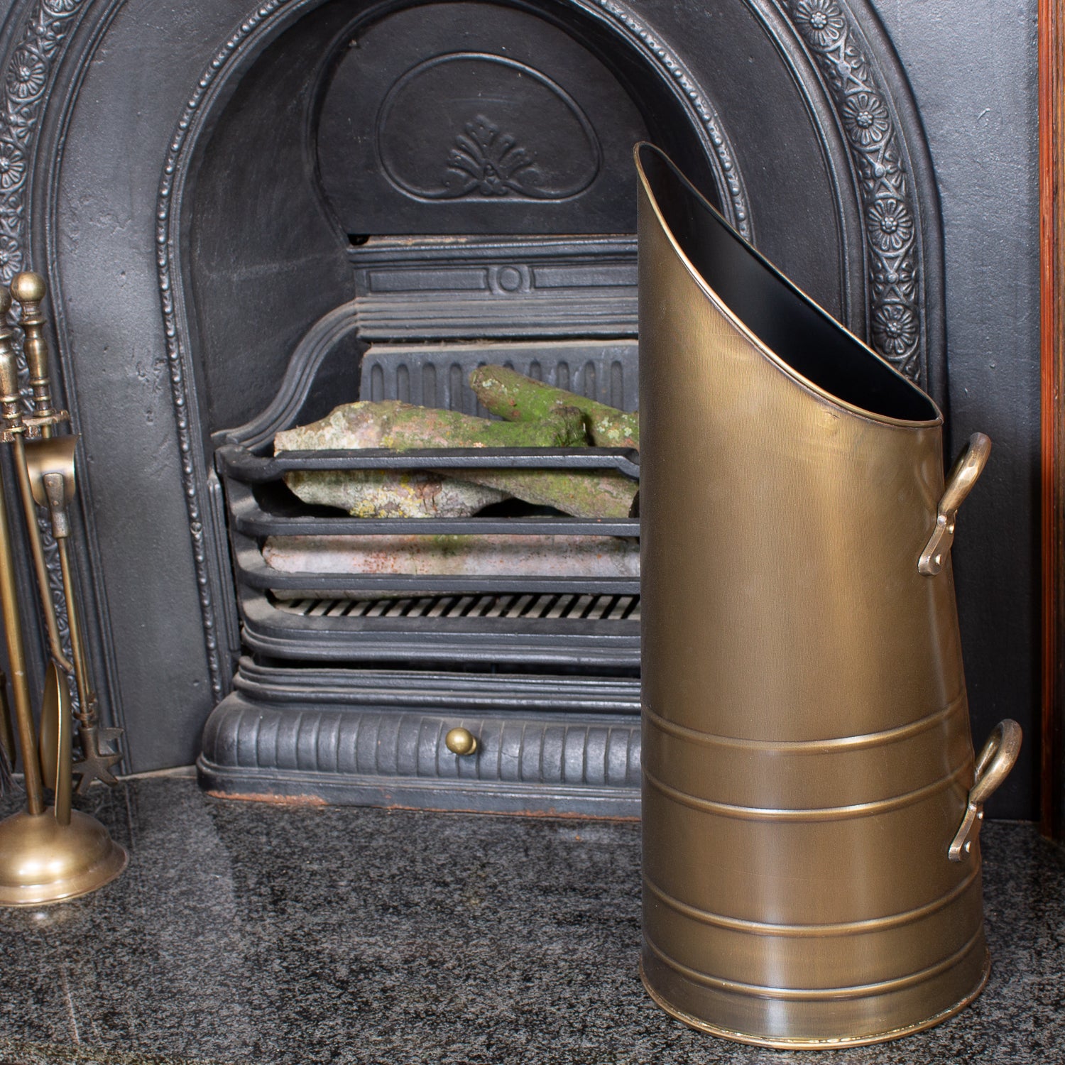 Coal Hod Brass Finish