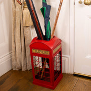 Red Telephone Box Umbrella Stand