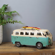 Blue Surfer's Camper Van