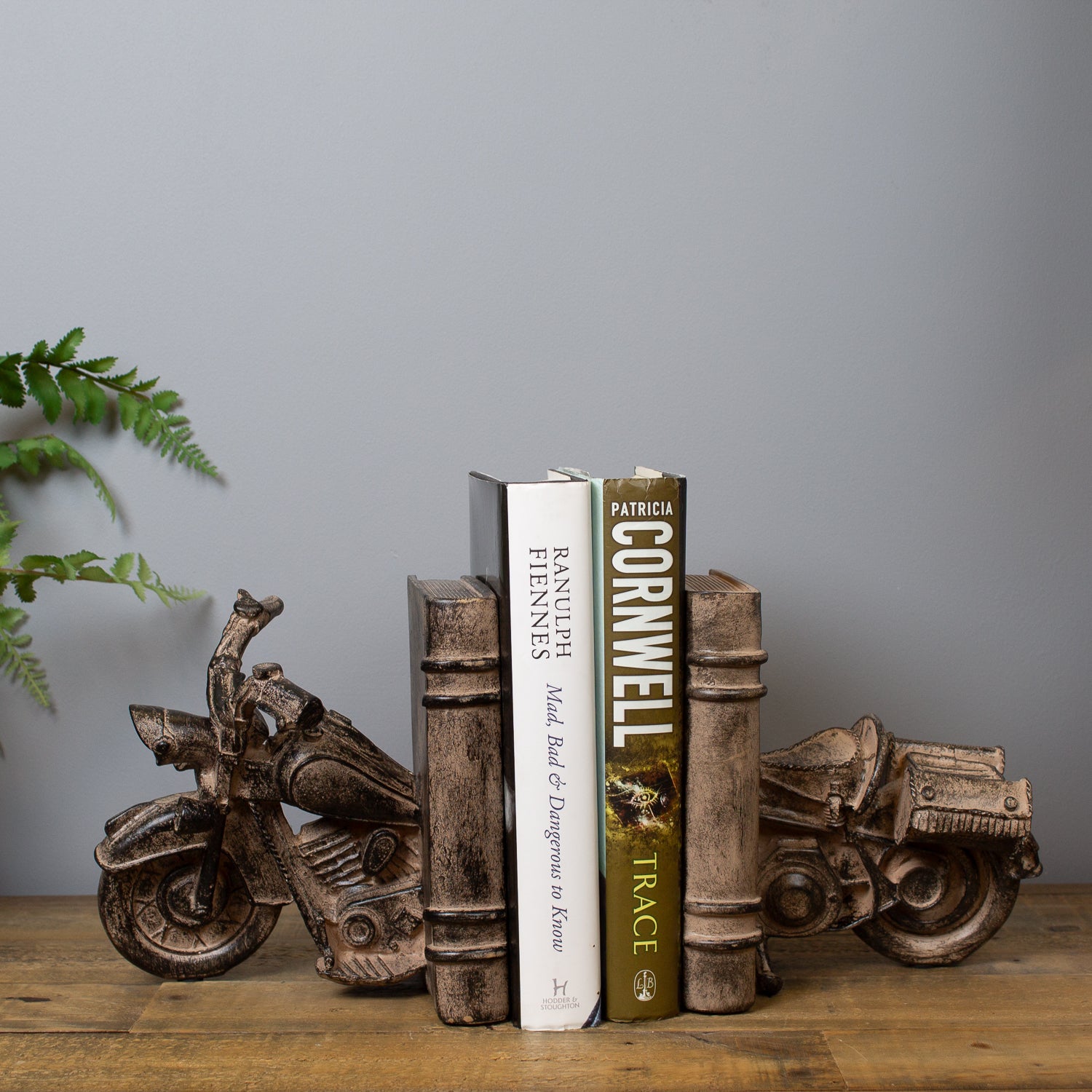 Motor Bike Bookends