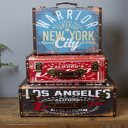 Vintage Luggage Storage Cases - Americana