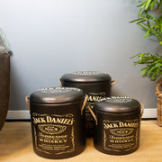 Storage Stool - American Bourbon