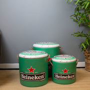 Storage Stool-Green Lager