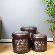 Storage Stool - 1920's Whiskey