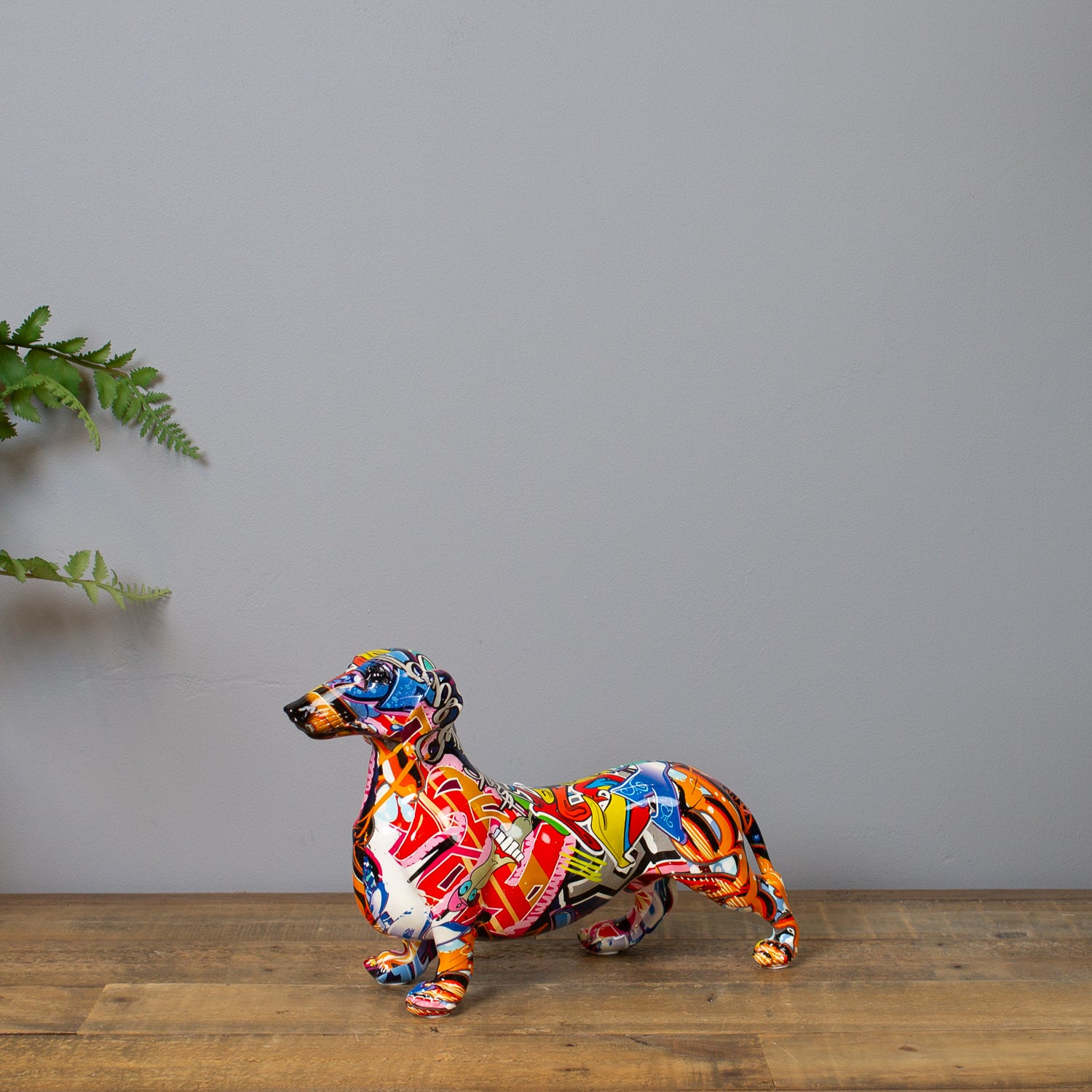 Graffiti Dachshund, Large