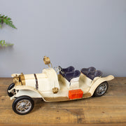 Cream Vintage Model Car