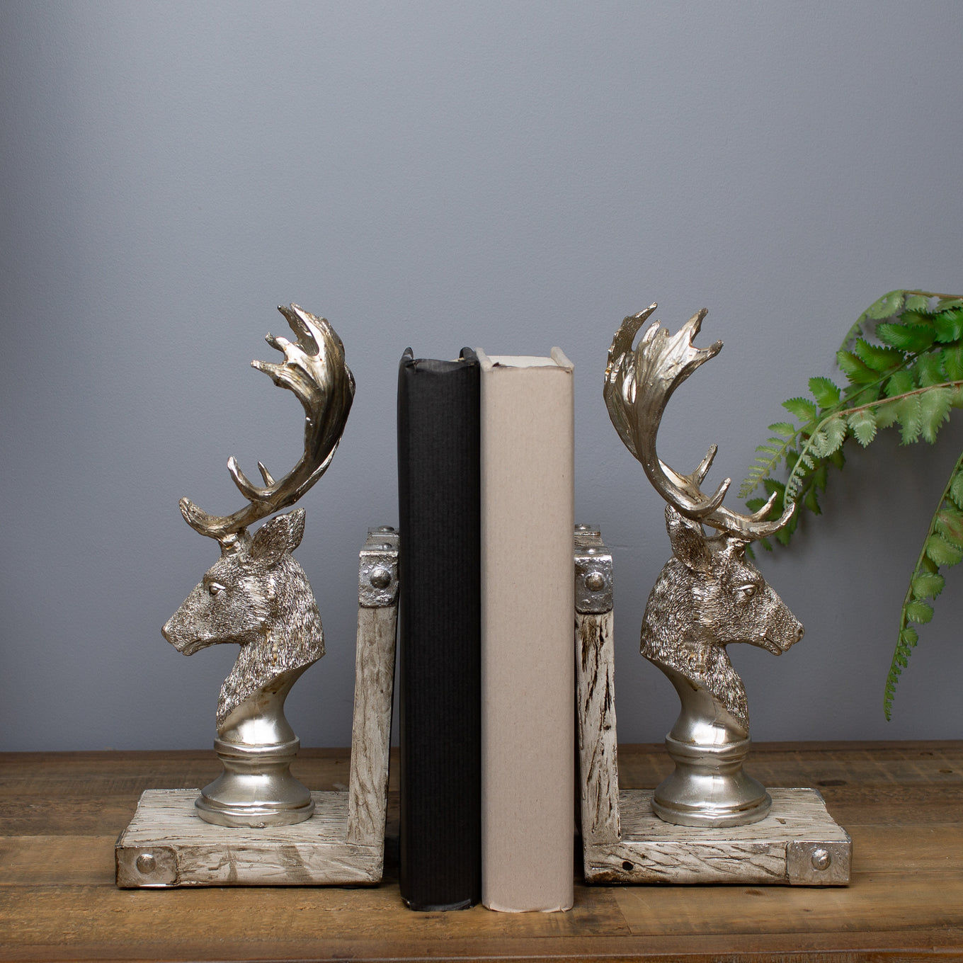 Stag Head Bookends