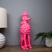 Sitting Poodle, Pink