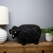Giant Black Sheep Sculpture