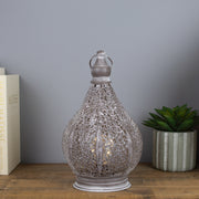 LED Filigree Cut-Out Lantern