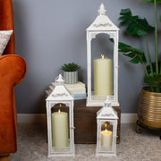 Alderwick Lantern Set, White