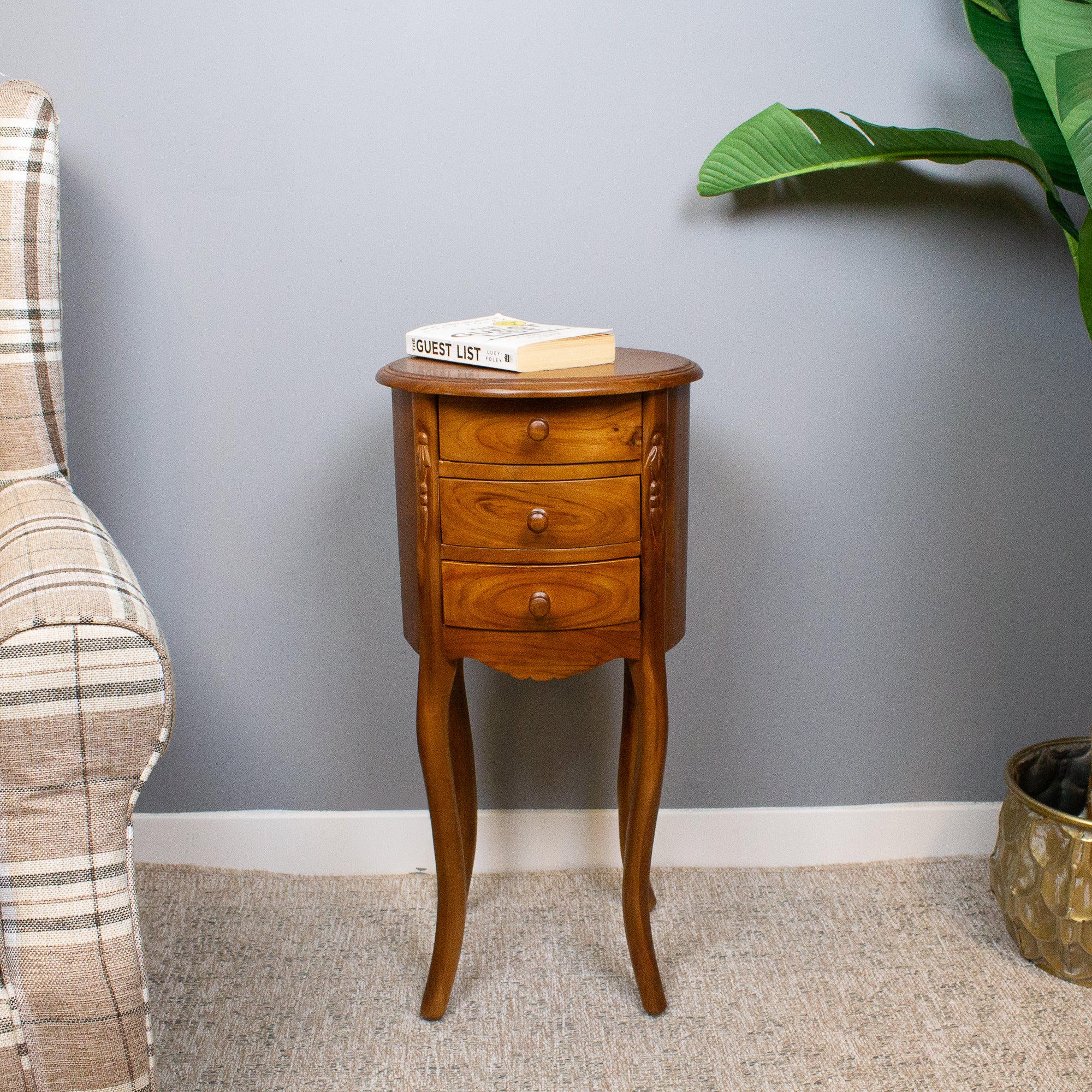 Downton Round Lamp Table