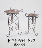 Wrought Iron Bird Bath 65 cm