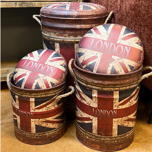 Union Jack, London, Storage Stool