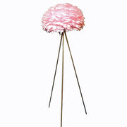 Feather Standard Lamp, Pink