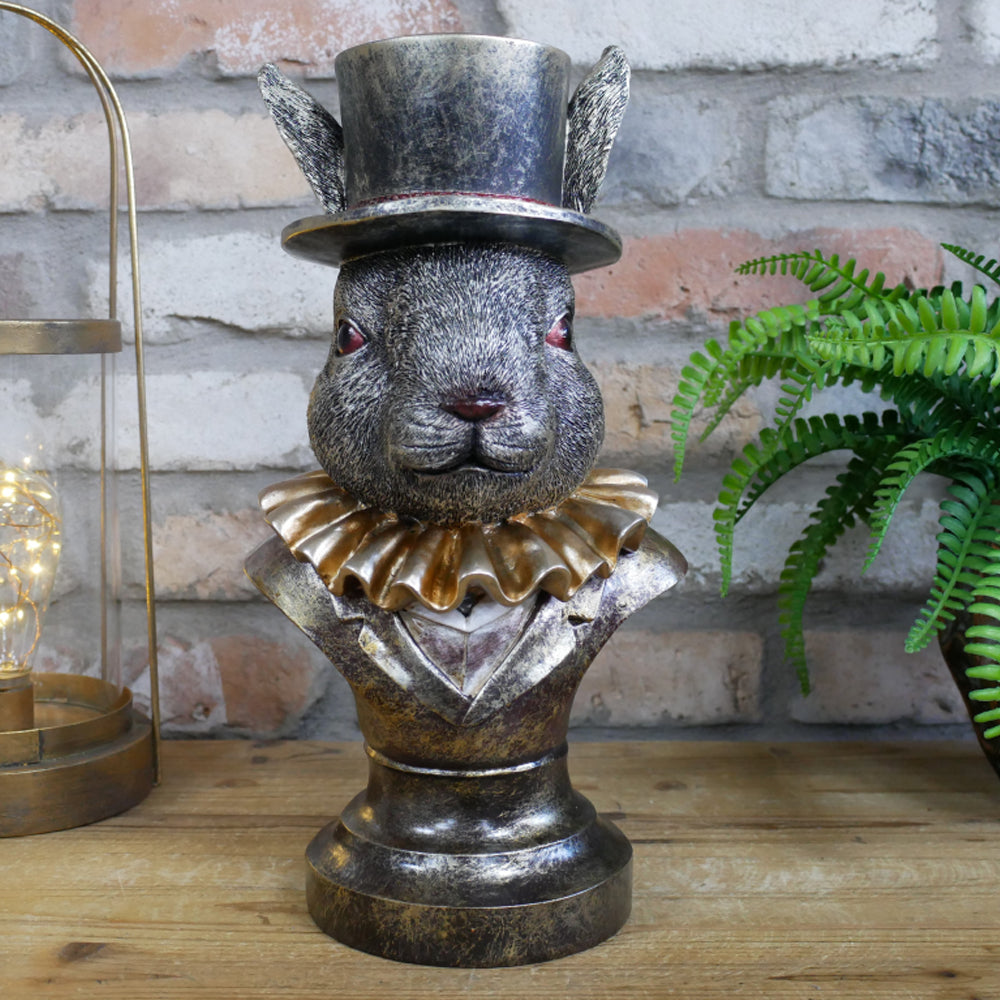 Rabbit With Top Hat Bust