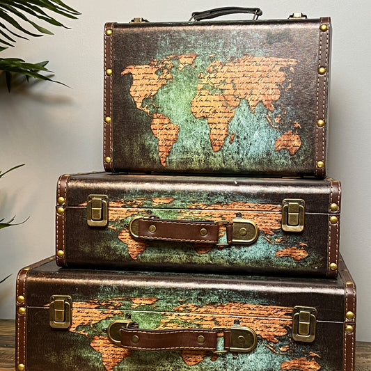 World Map Storage Box