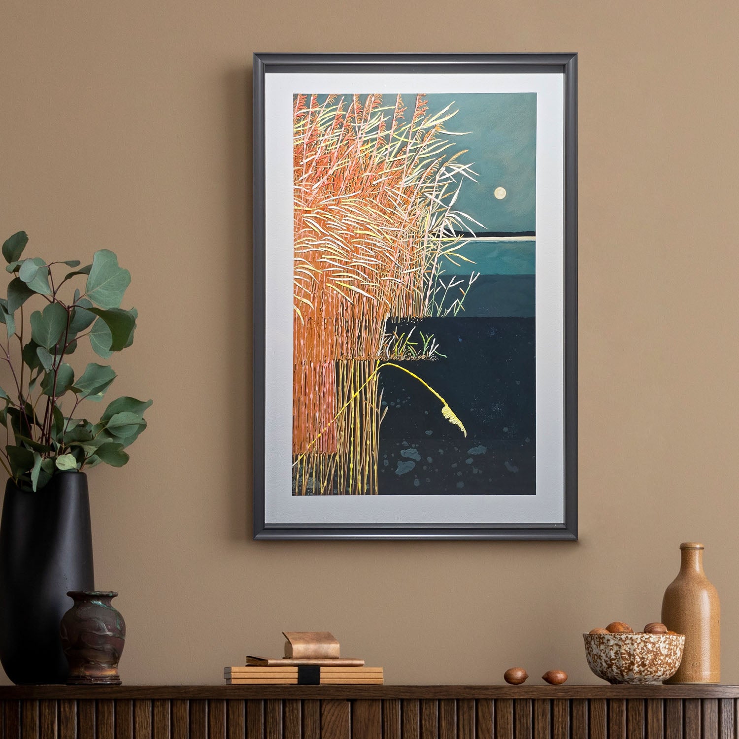 Sunset Marshland Art Print