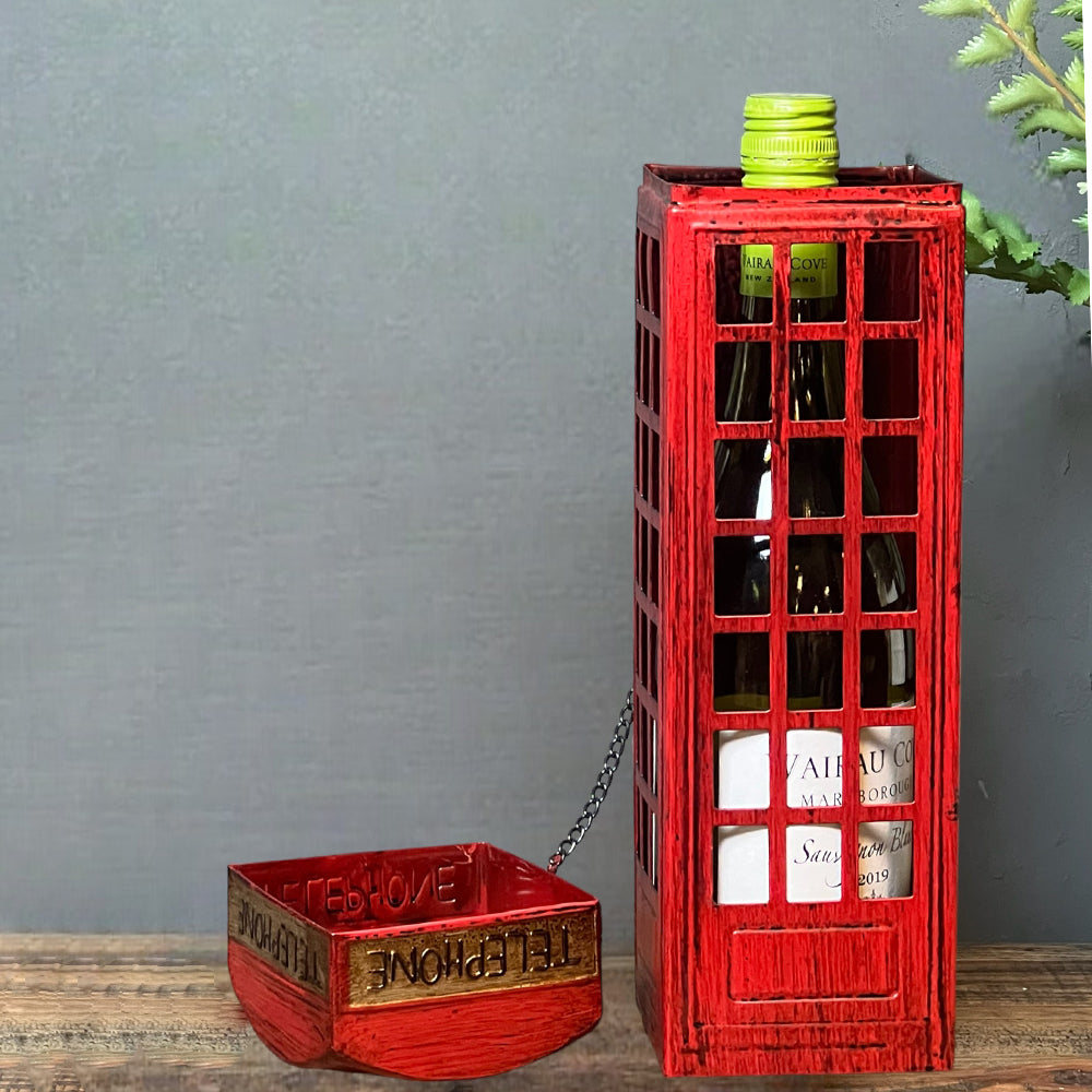 Telephone Box Wine Holder