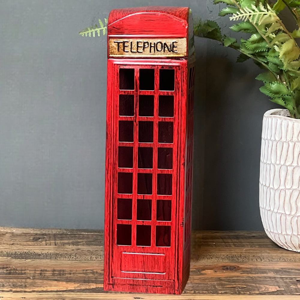 Telephone Box Wine Holder