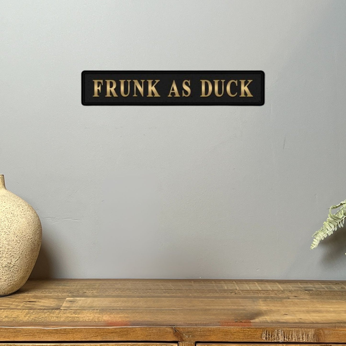 Frunk As Duck Street Sign