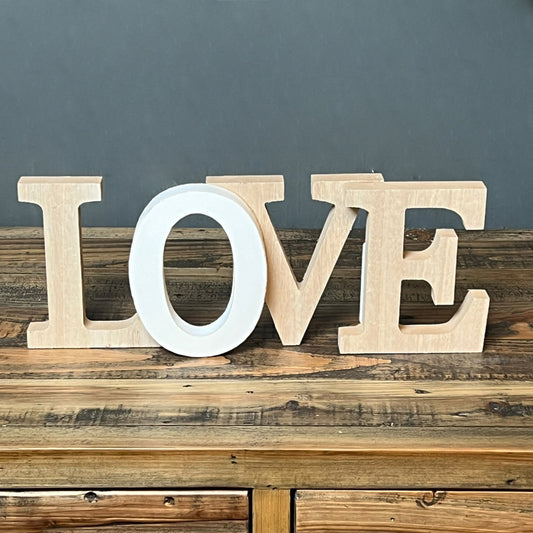 Wooden Love Sign