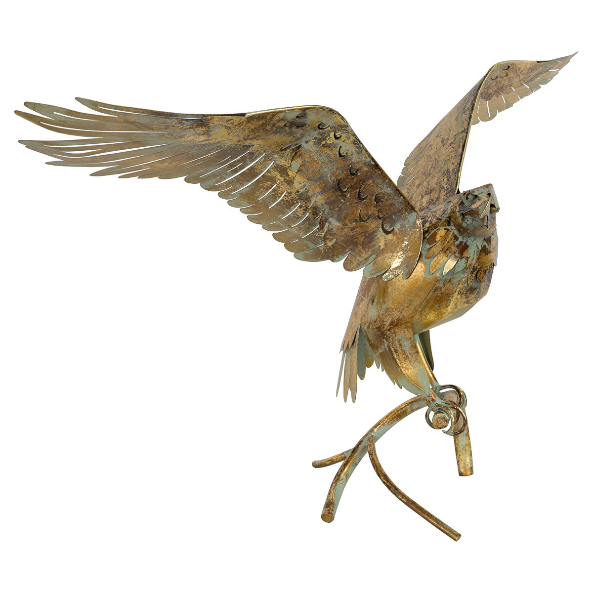 Gold Eagle Sculpture